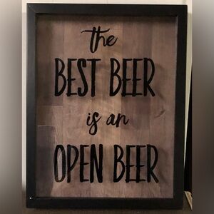 shadow box beer cap holder